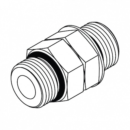 Hydraulic Fitting-Steel16MOR-12MOR ADJ